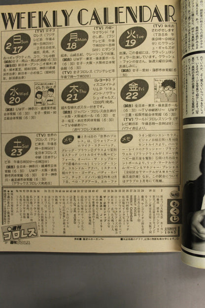 週刊プロレス81