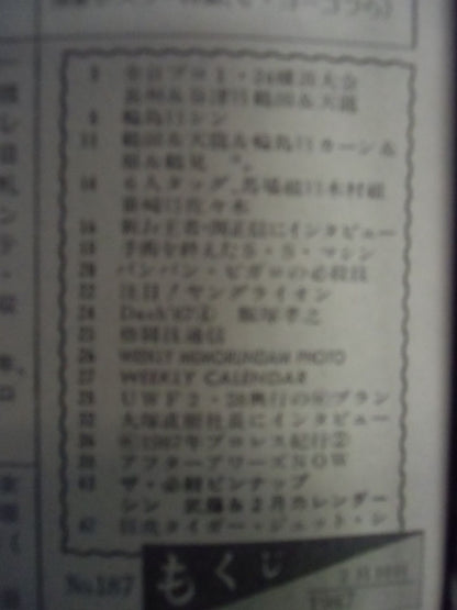 Weekly Pro Wrestling 187