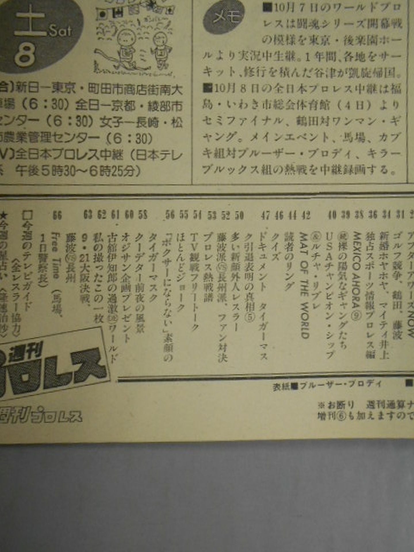 週刊プロレス11