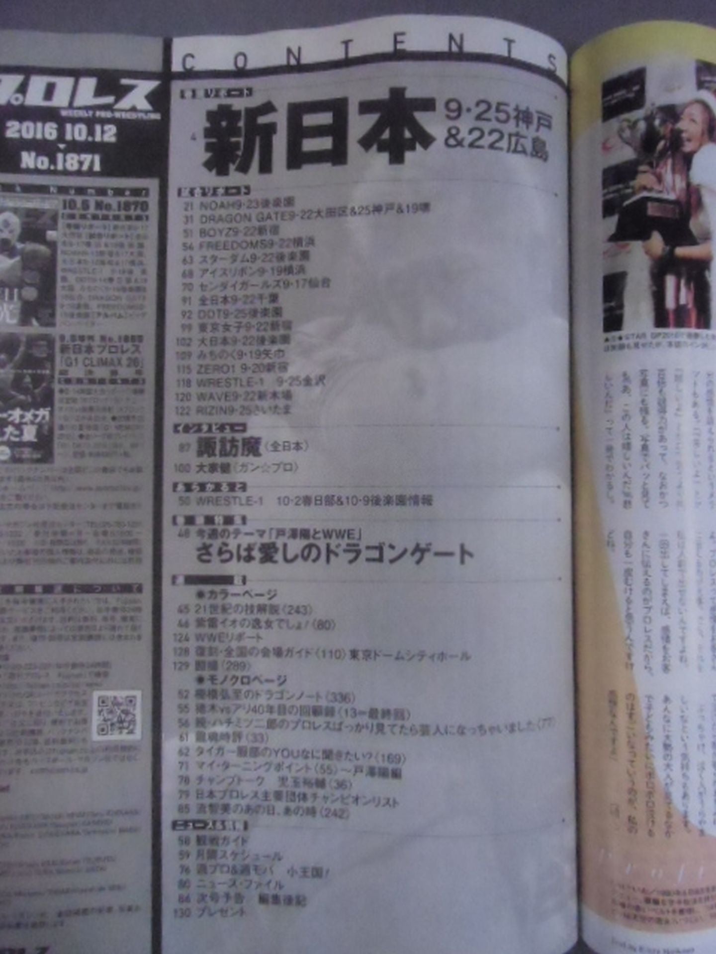 週刊プロレス1871
