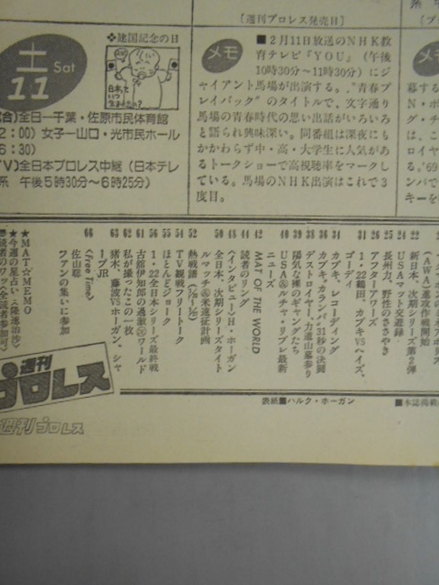 週刊プロレス28