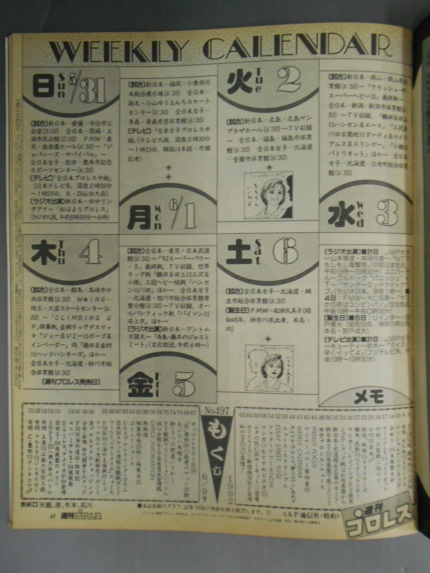 週刊プロレス497