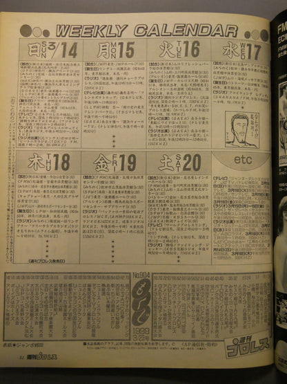 週刊プロレス904