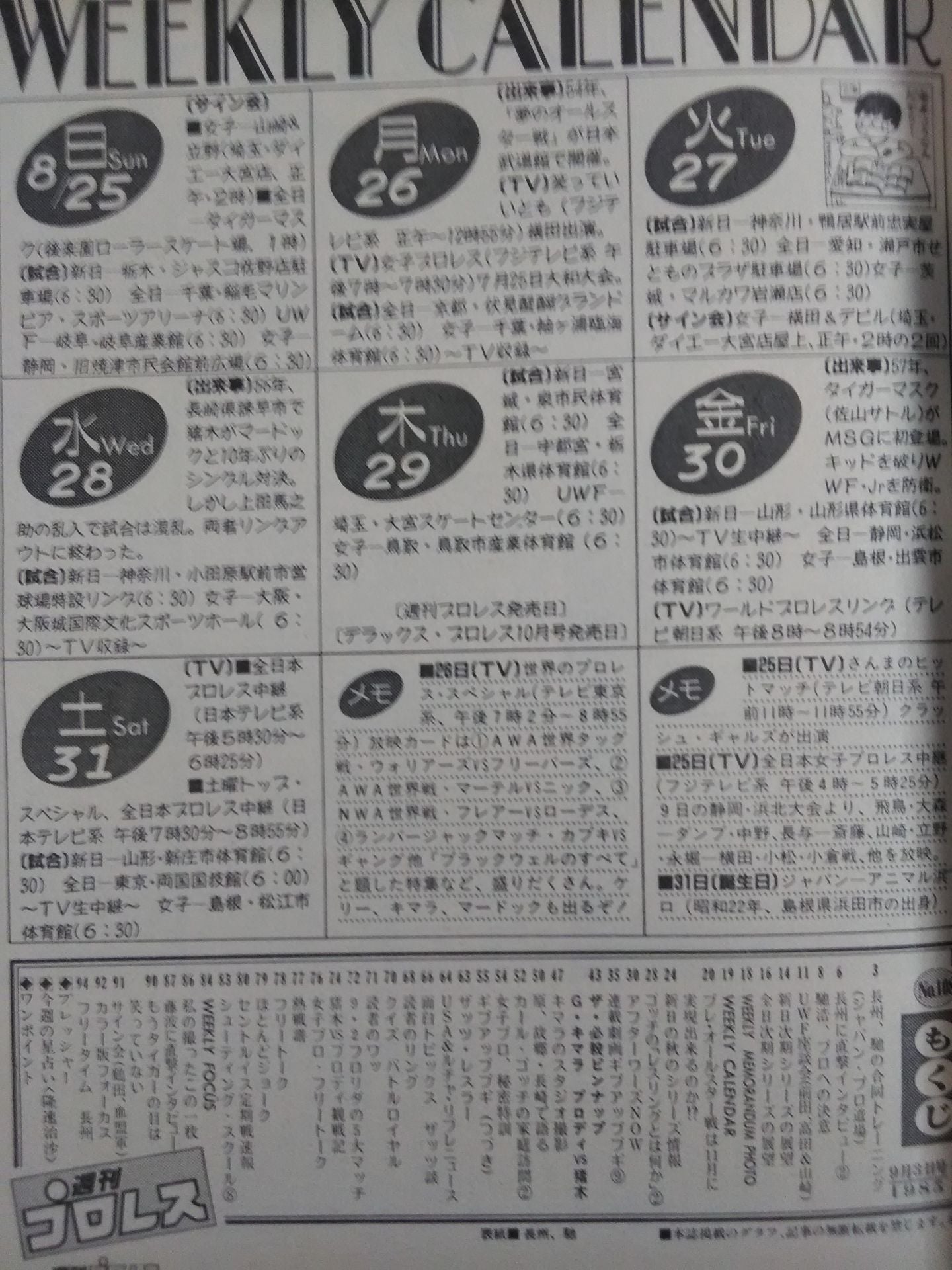 週刊プロレス108