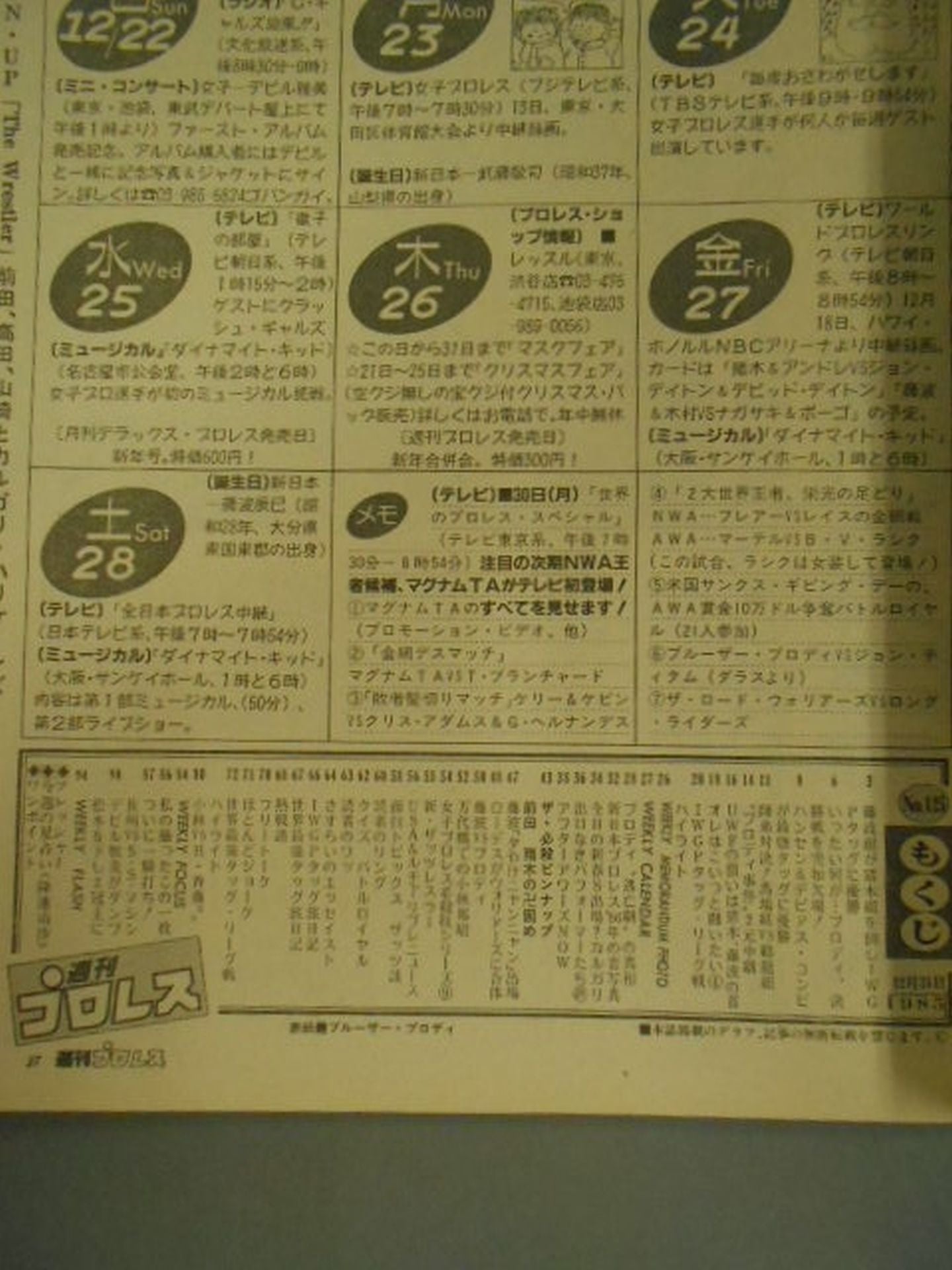 週刊プロレス125