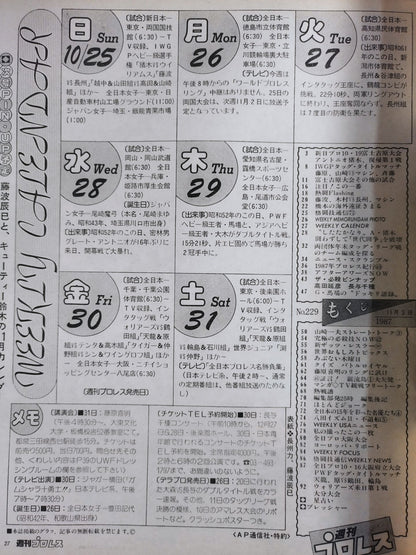 週刊プロレス229