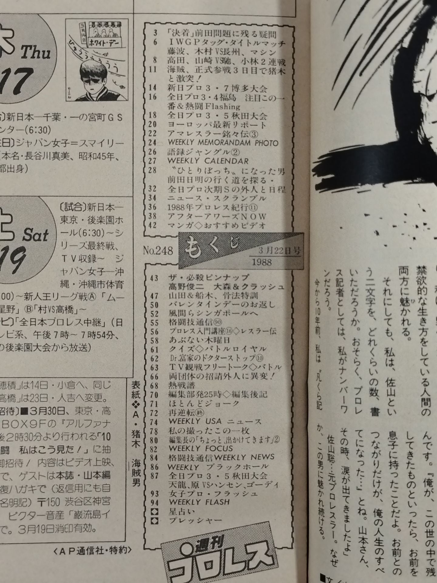 週刊プロレス248