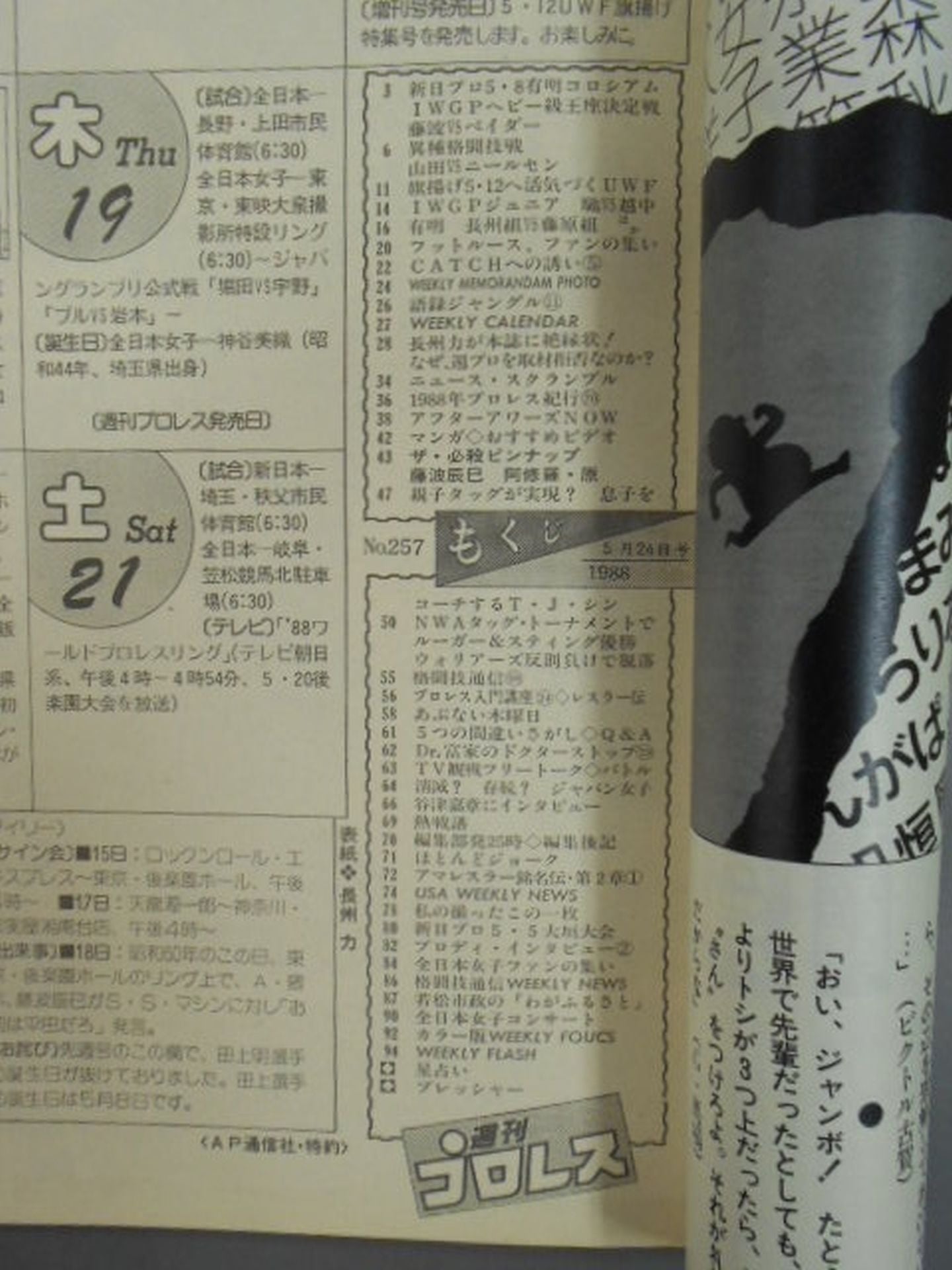週刊プロレス257