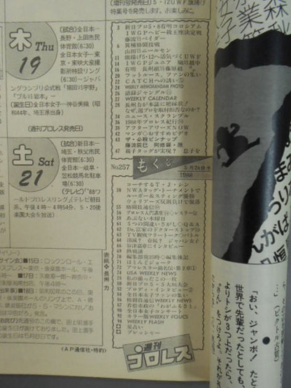 週刊プロレス257