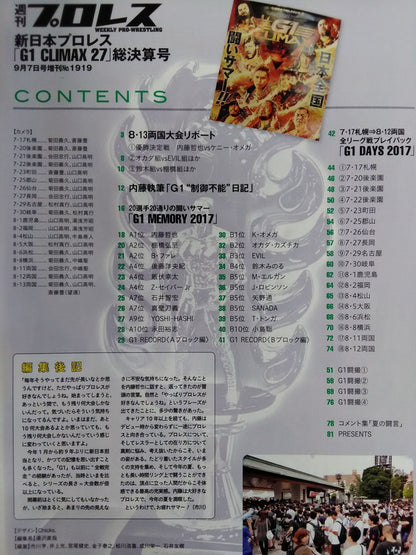 週刊プロレス1919