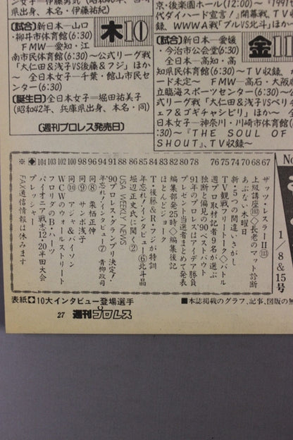 Weekly Pro Wrestling  414