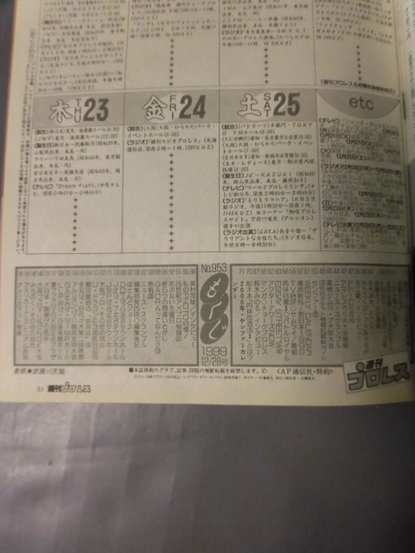 Weekly Pro Wrestling 953