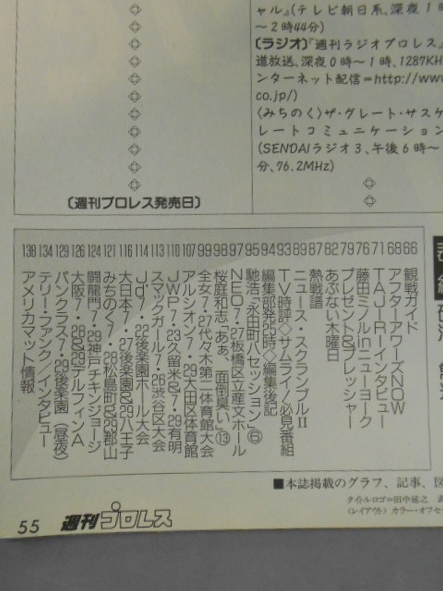 週刊プロレス1046