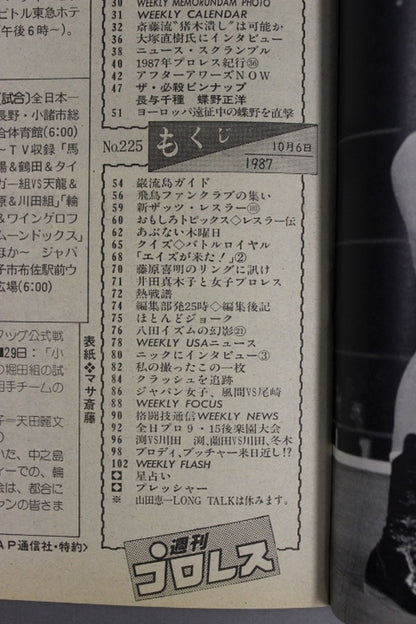 Weekly Pro Wrestling 225