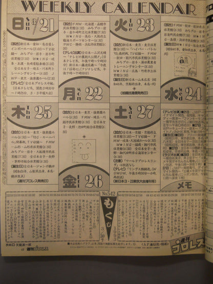 Weekly Pro Wrestling 542