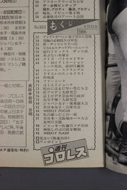 週刊プロレス163