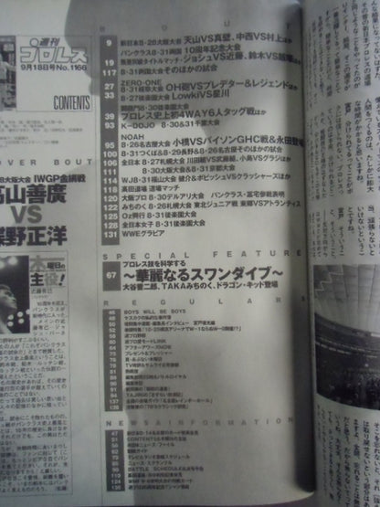 週刊プロレス1166