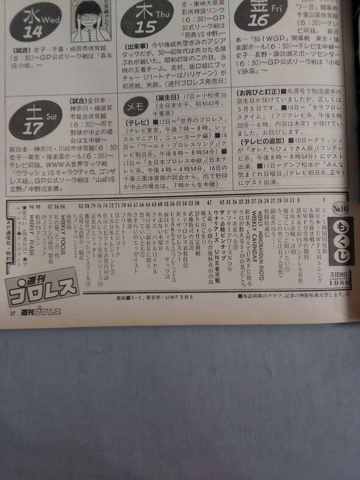 Weekly Pro Wrestling  144