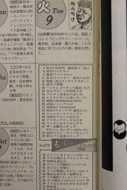 週刊プロレス270