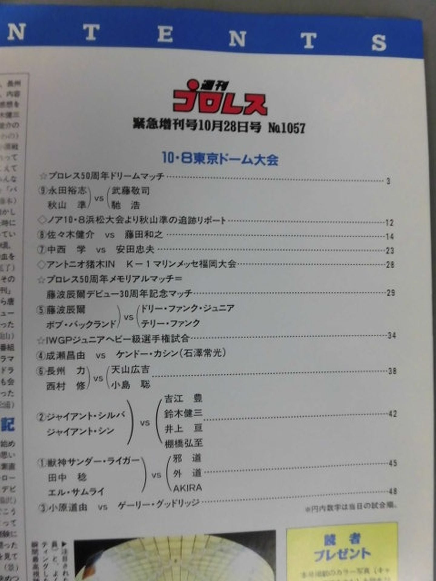 Weekly Pro Wrestling 1057