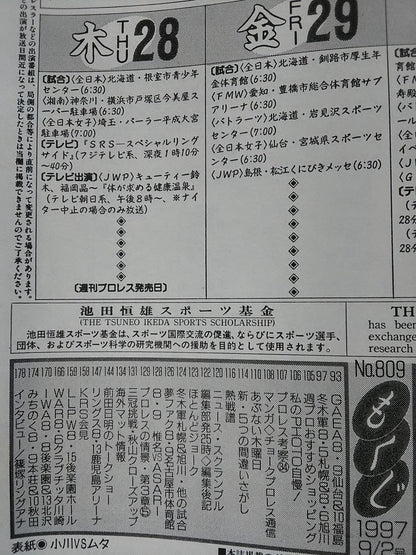 Weekly Pro Wrestling 809