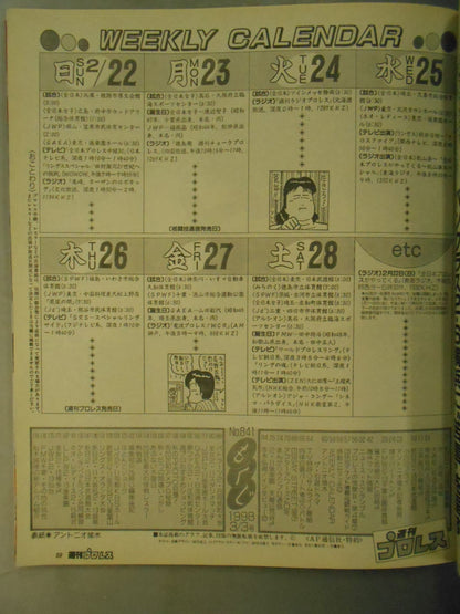 Weekly Pro Wrestling 841