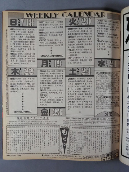 週刊プロレス675