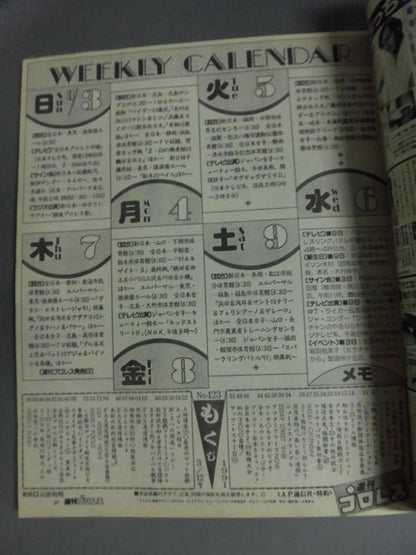 週刊プロレス423