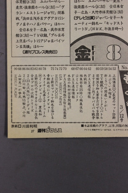 週刊プロレス423