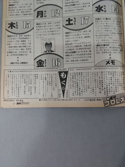 週刊プロレス407