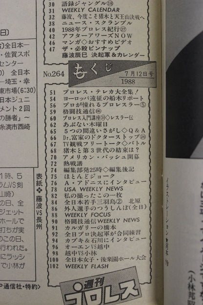 週刊プロレス265