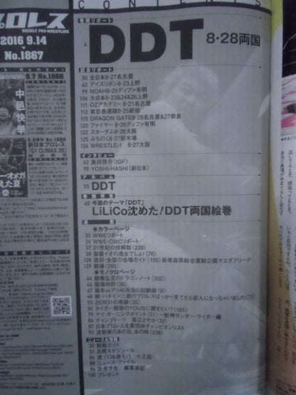 週刊プロレス1867