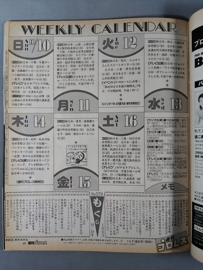 週刊プロレス579