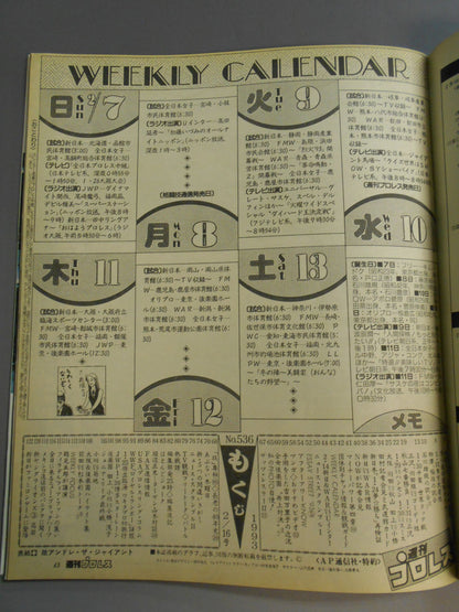 Weekly Pro Wrestling  536