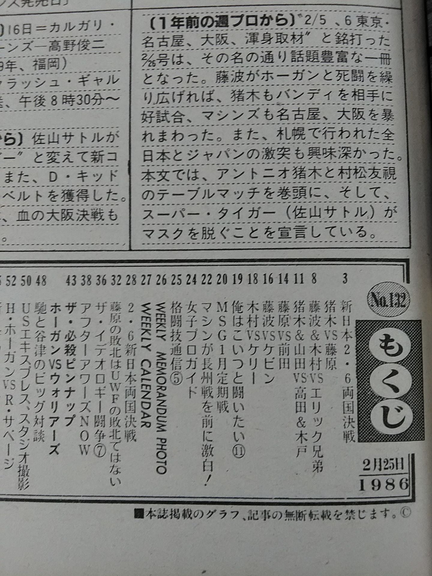 Weekly Pro Wrestling  132