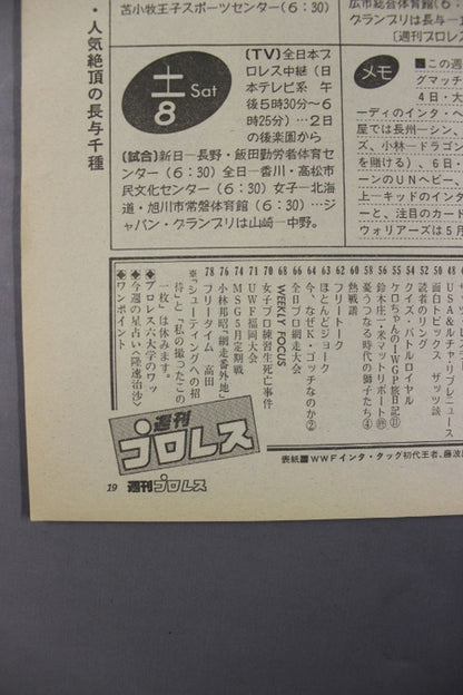 週刊プロレス96