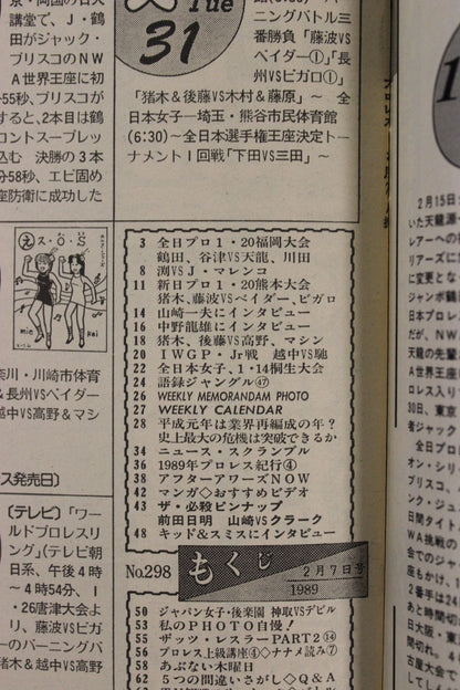 Weekly Pro Wrestling 298