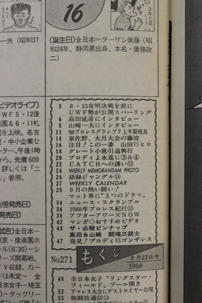 週刊プロレス271