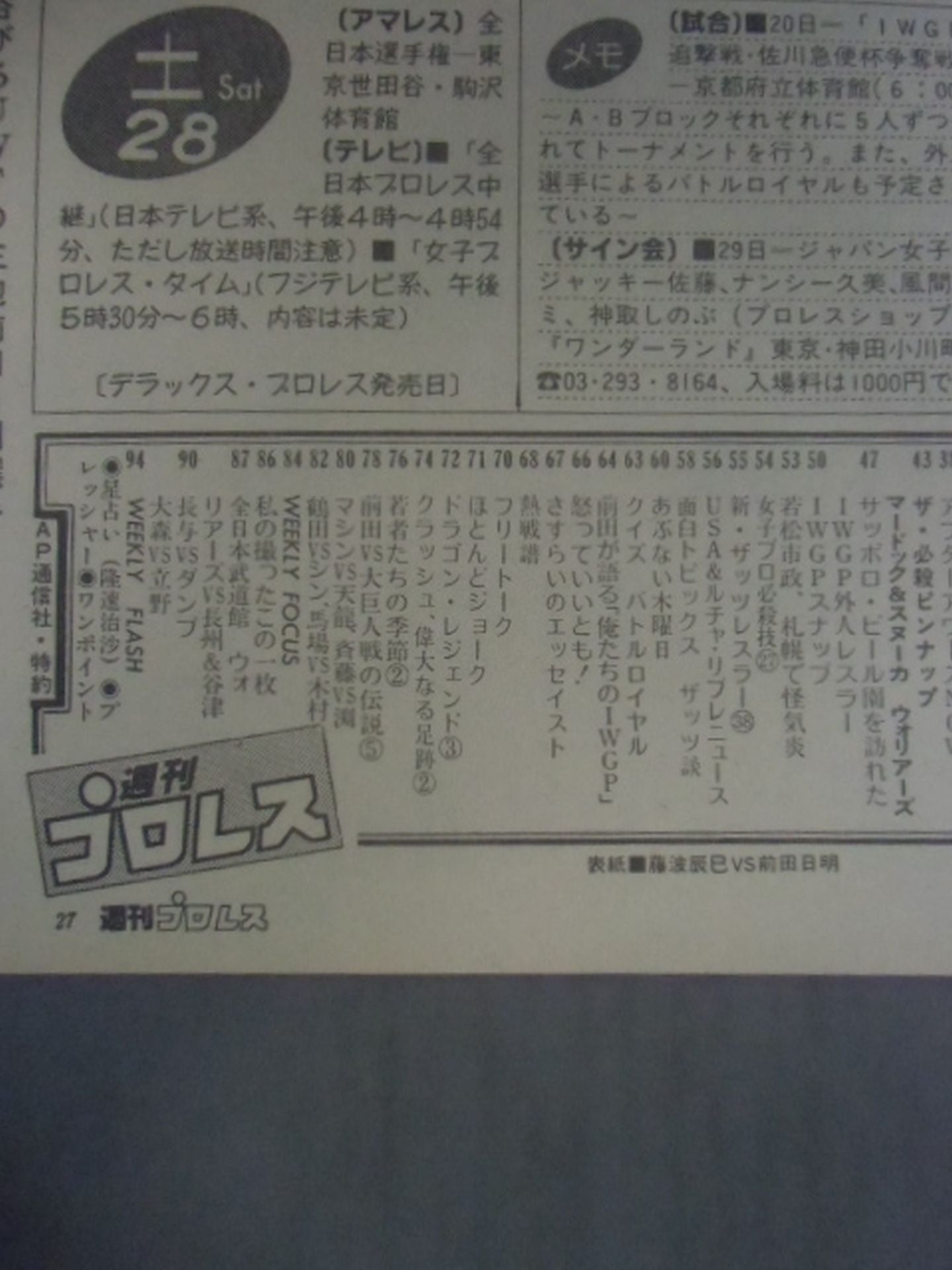 Weekly Pro Wrestling  150