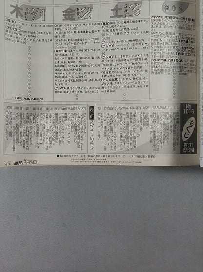 週刊プロレス1016