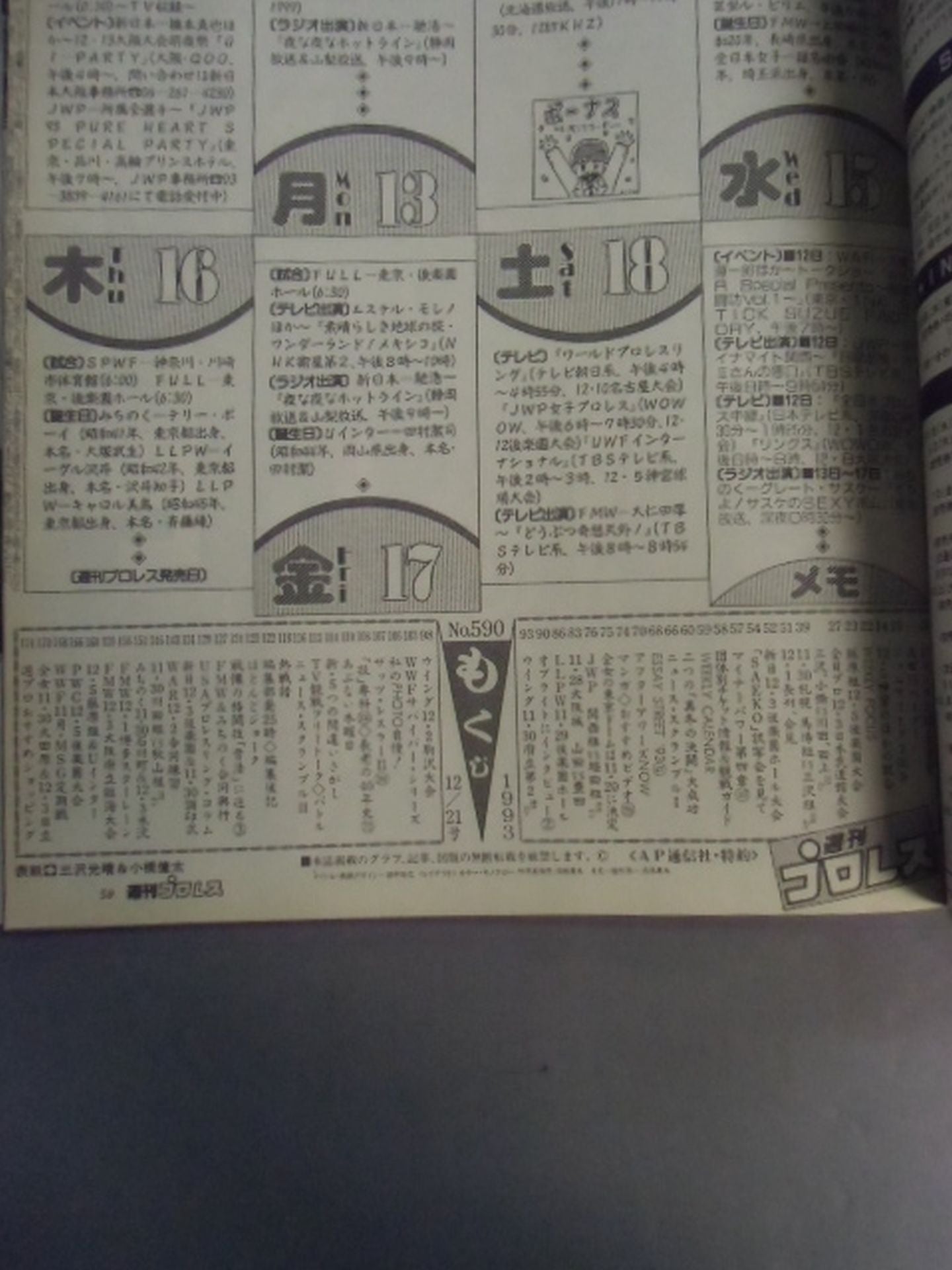 Weekly Pro Wrestling 590