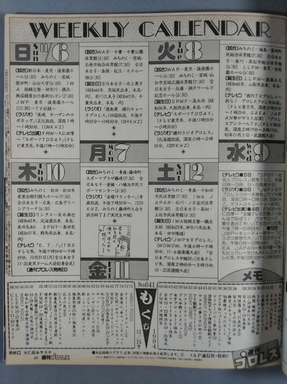 週刊プロレス641