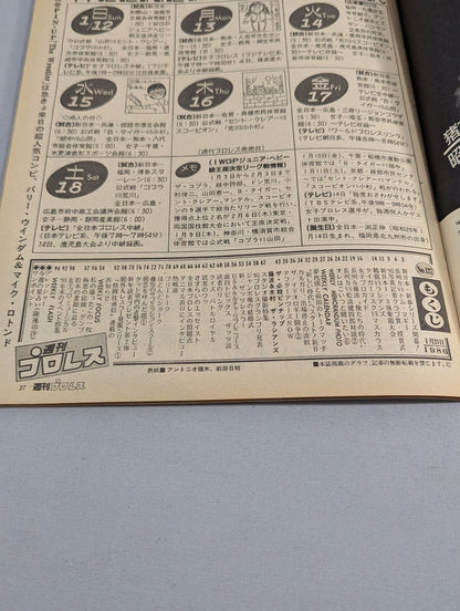 週刊プロレス127