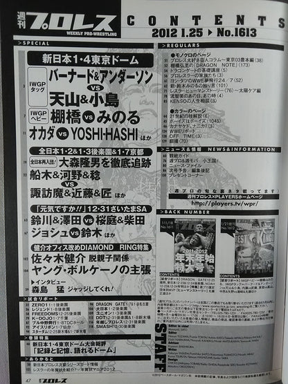 Weekly Pro Wrestling 1613