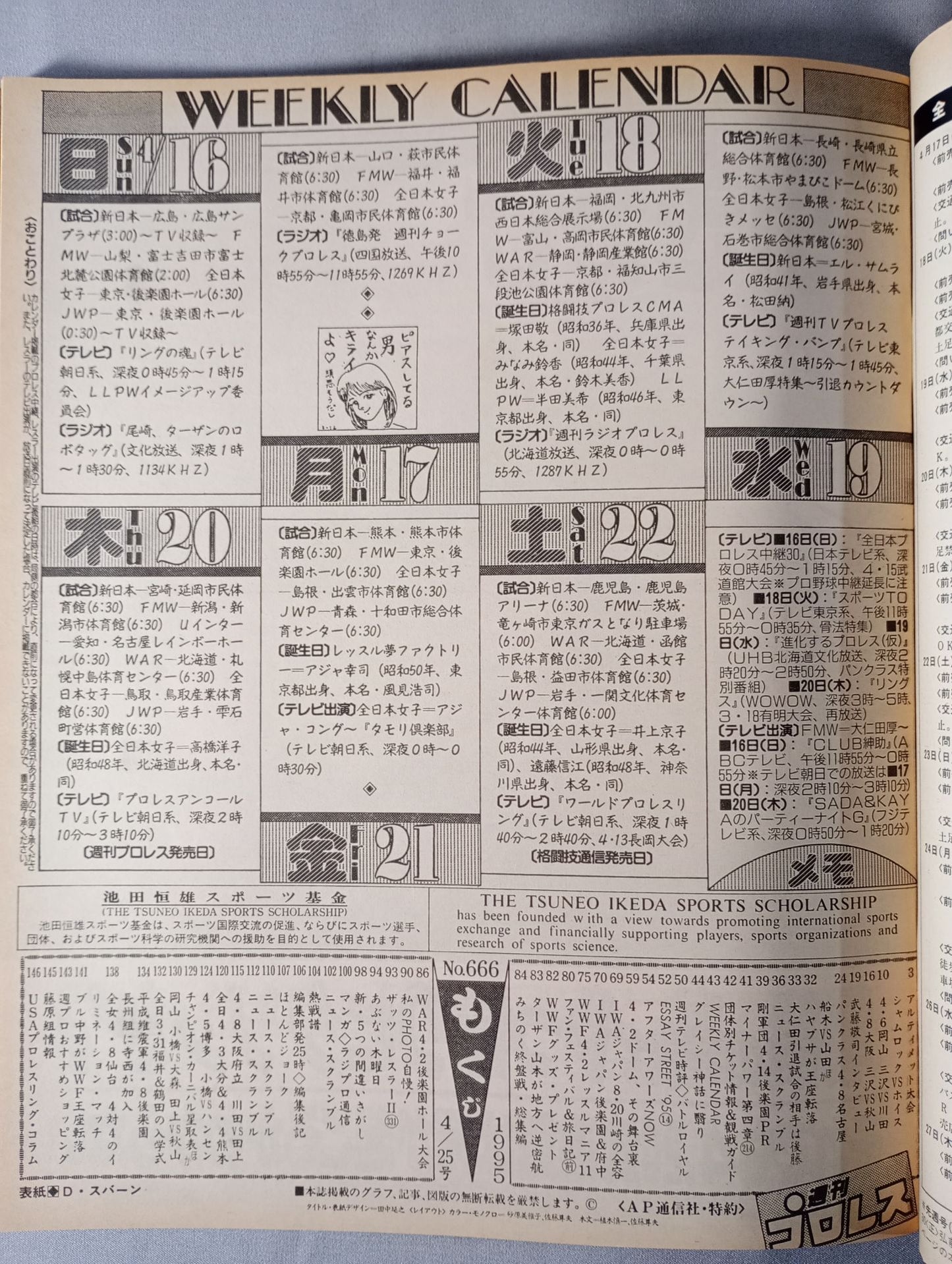 Weekly Pro Wrestling 666
