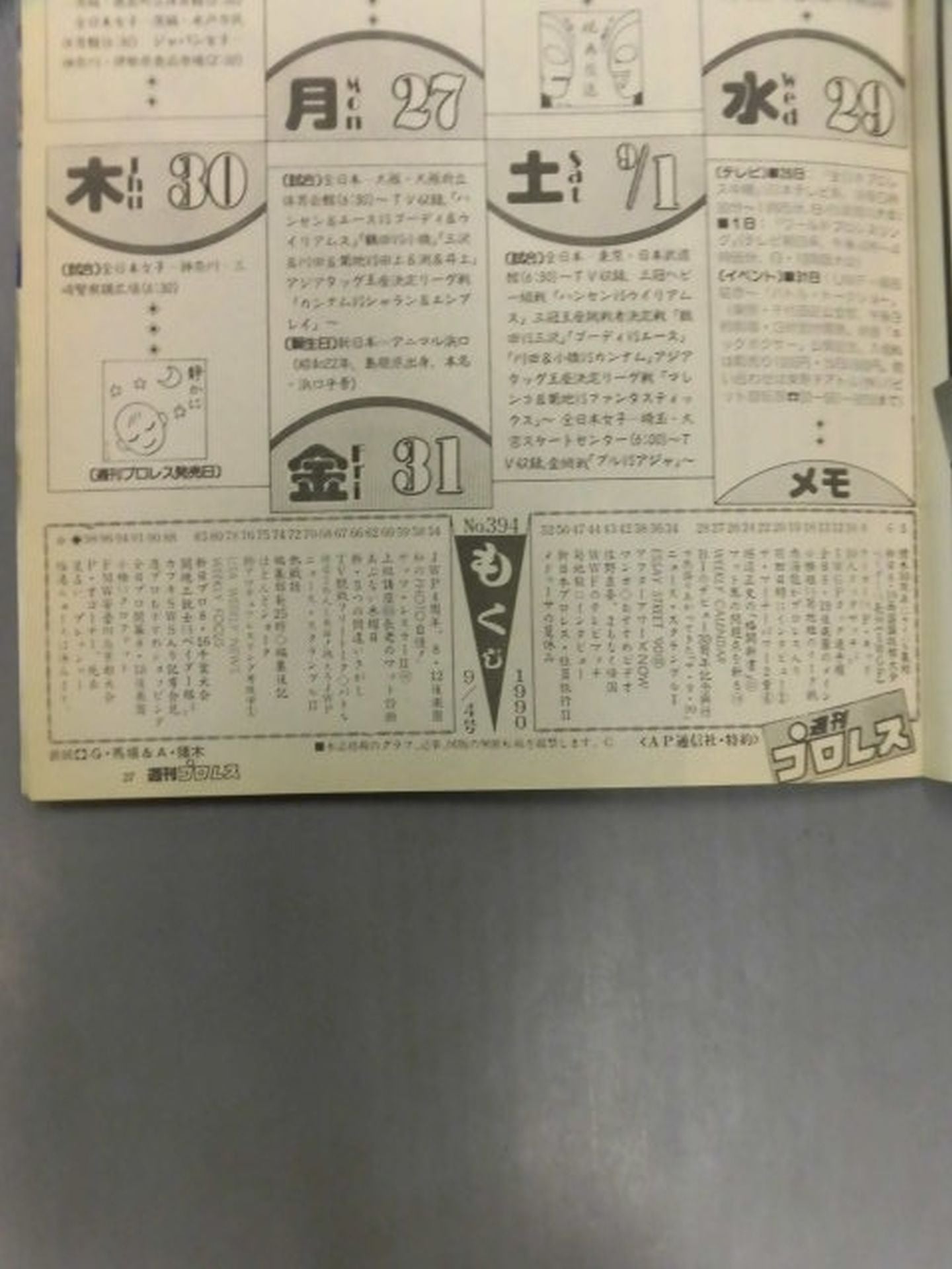 週刊プロレス394