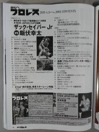 週刊プロレス2003