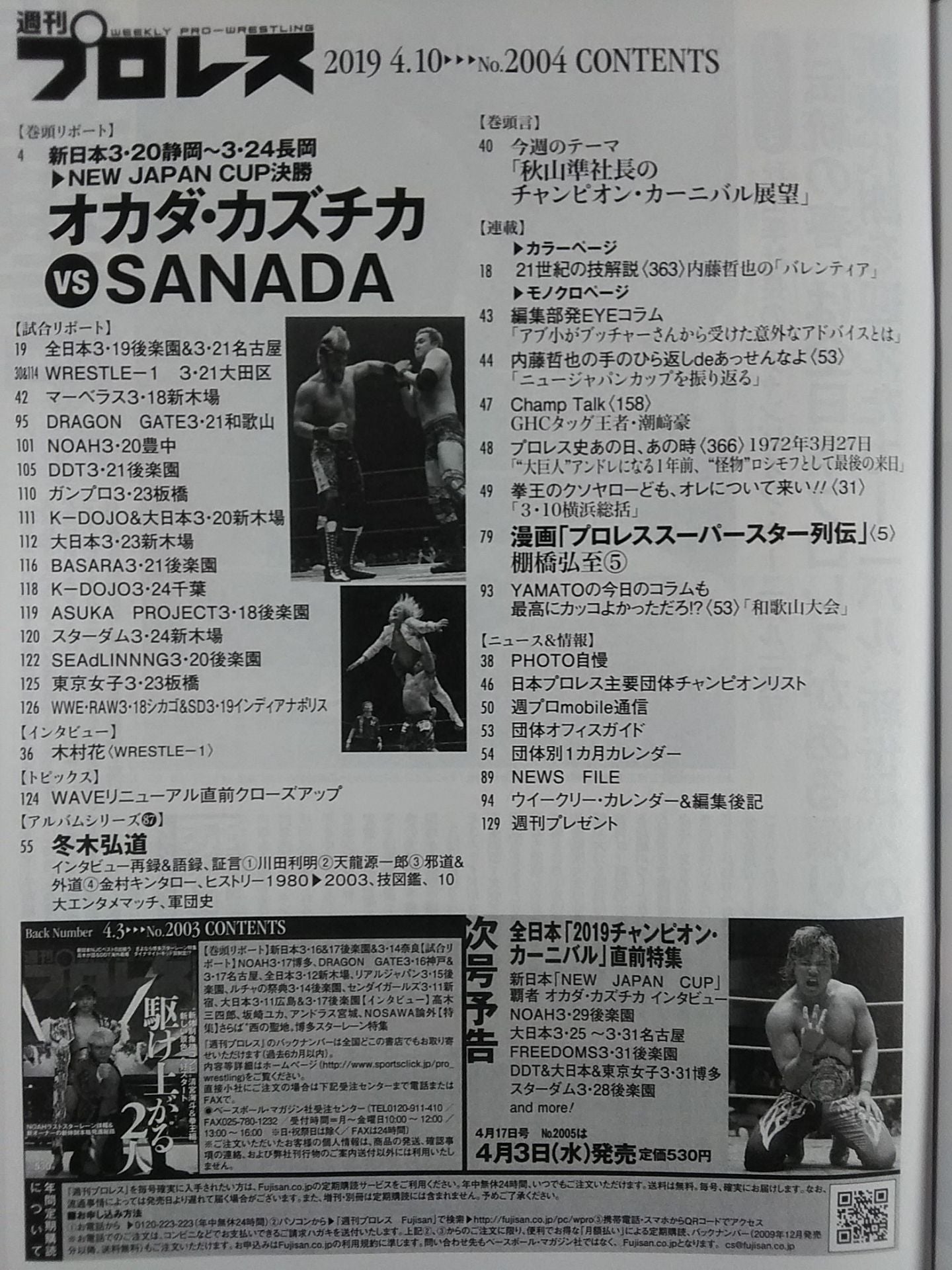 Weekly Pro Wrestling  2004