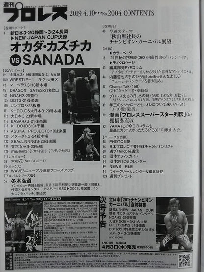 Weekly Pro Wrestling  2004