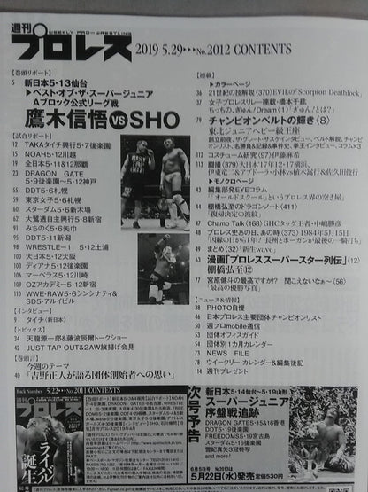 週刊プロレス2012